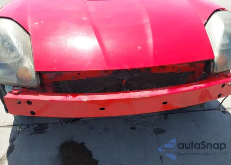 2000 Toyota Mr2 Spyder z USA, uszkodzony, nr VIN JTDFR3207Y0021485